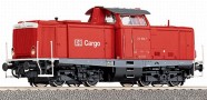 [Lokomotivy] → [Motorov] → [V 100] → 120108: erven s ernm pojezdem BR 212 ″DB Cargo″