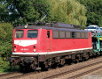 [Lokomotivy] &rarr;&nbsp;[Elektrick�]&nbsp;&rarr;&nbsp;[BR 140]&nbsp;&rarr;&nbsp;04387: elektrick� lokomotiva �erven� s b�lou linkou, hn�d� st�echa, r�m a pojezd „TRIANGULA“