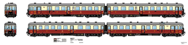 [Lokomotivy] → [Motorov vozy a jednotky] → [VT 137 (BR 185)] → 1389: motorov jednotka v polomenm ntru s edou stechou