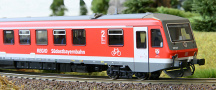 [Lokomotivy] → [Motorov vozy a jednotky] → [BR 628] → 6284SBB: erven-bl s edou stechou ″Sdostbayernbahn″