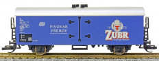 [N�kladn� vozy] &rarr;&nbsp;[Kryt�]&nbsp;&rarr;&nbsp;[2-os� chladic�, pivn� a reklamn�]&nbsp;&rarr;&nbsp;: n�kladn� chlad�c� v�z modr� se st��brnou st�echou „ZUBR“