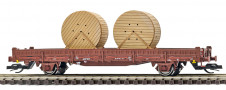 [N�kladn� vozy] &rarr;&nbsp;[N�zkost�nn�]&nbsp;&rarr;&nbsp;[2-os� Ks]&nbsp;&rarr;&nbsp;31519: n�zkost�nn� n�kladn� v�z �ervenohn�d� s klanicemi s n�kladem dvou kabelov�ch bubn�