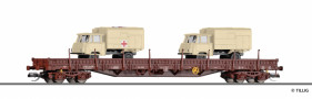 [N�kladn� vozy] &rarr;&nbsp;[N�zkost�nn�]&nbsp;&rarr;&nbsp;[4-os� Res]&nbsp;&rarr;&nbsp;18146: n�zkost�nn� n�kladn� v�z �ervenohn�d� lo�en� dv�ma vozy Robur 1801 se sk���ovou n�stavbou v exportn� verzi