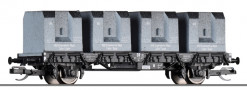 [N�kladn� vozy] &rarr;&nbsp;[Speci�ln�]&nbsp;&rarr;&nbsp;[Ostatn�]&nbsp;&rarr;&nbsp;502504: n�kladn� v�z se �ty�mi kontejnery „VEB Eisenwerke West“