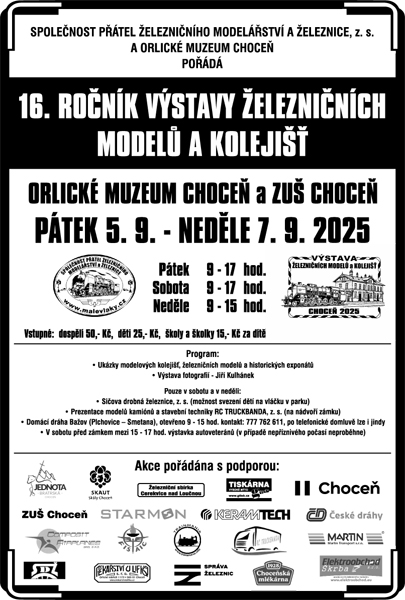 16. ronk vstavy elezninch model a koleji v Chocni